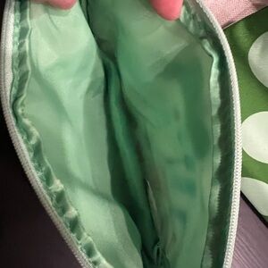 Clinique Light Green Cosmetic Bag